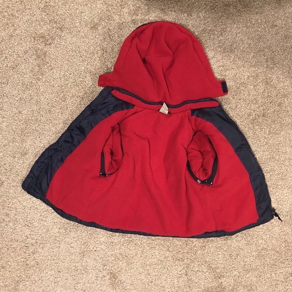 Boys Winter Coat Jacket with Removable Hood & Sleeves by Teeny Weeny - Sz 24m - Picture 3 of 3